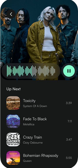 Up Next Screen